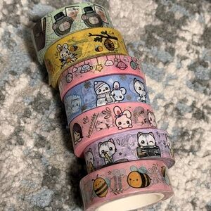 Colorful Decorative Washi Tape Set for Crafts
